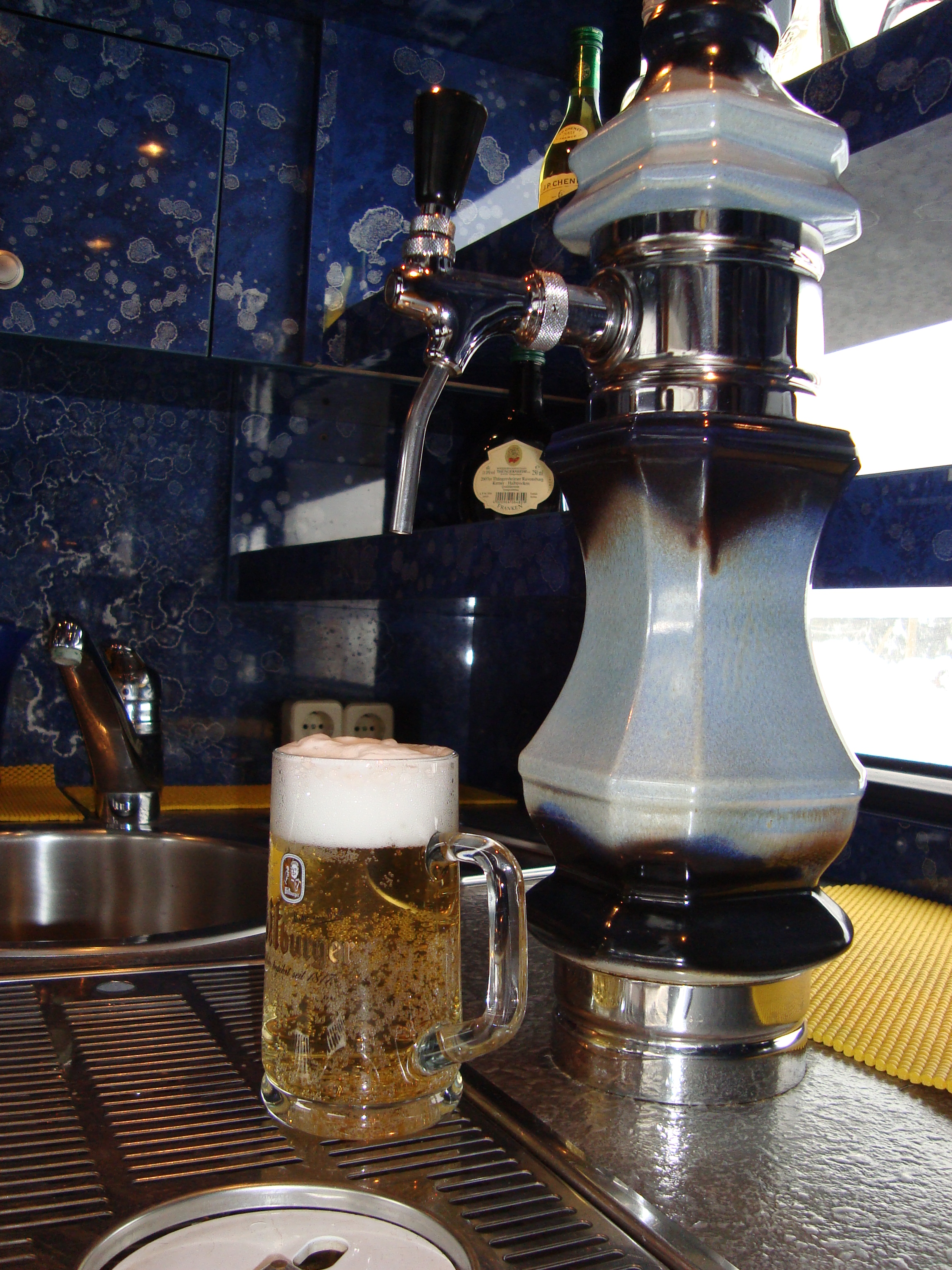 Faßbier im Bus